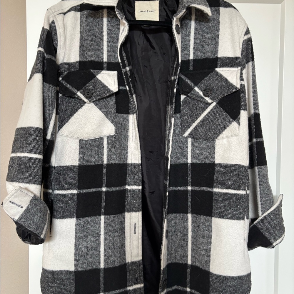 Thread & Supply Black and White Jacket